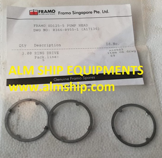 RING DRIVE FOR FRAMO SD125/SD150 ALM SHIP EQUIPMENTS